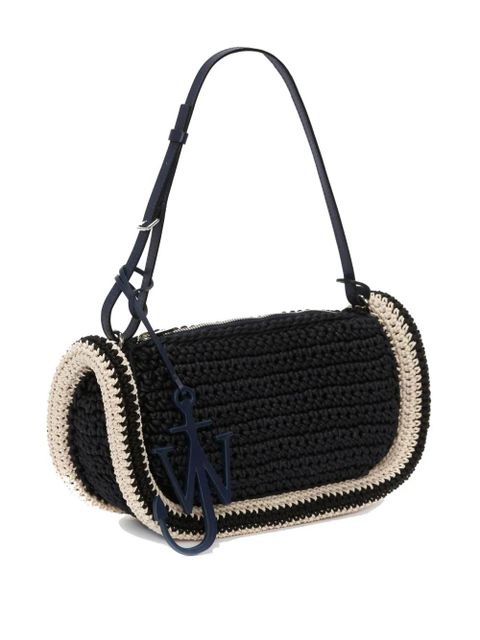 JW Anderson Bumper 15 crochet shoulder bag - Blue