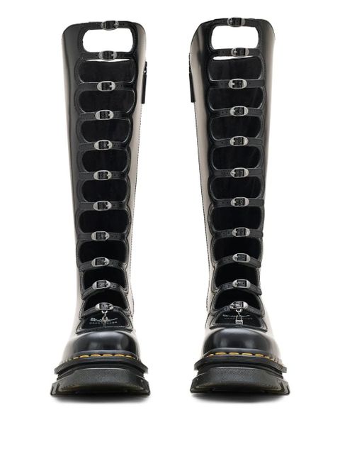 Marc Jacobs buckle-detail cut-out boots - Black
