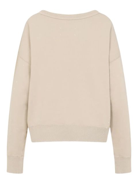 Maison Margiela logo-print sweatshirt - Neutrals - zdjęcie produktu nr 2