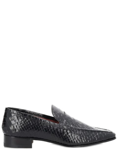 Paris Texas Alain reptile-effect loafers - Black - zdjęcie produktu nr 2