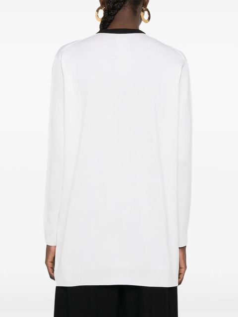 TOM FORD open-front trim cardigan - White
