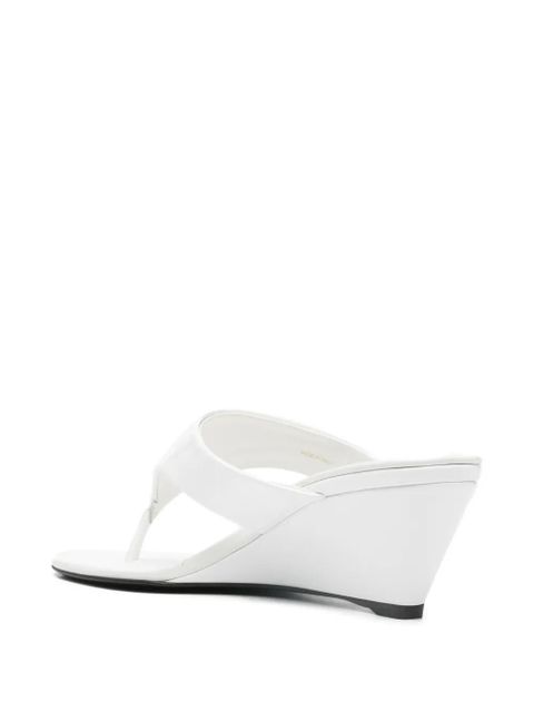 Prada wedge thong flip-flops - White