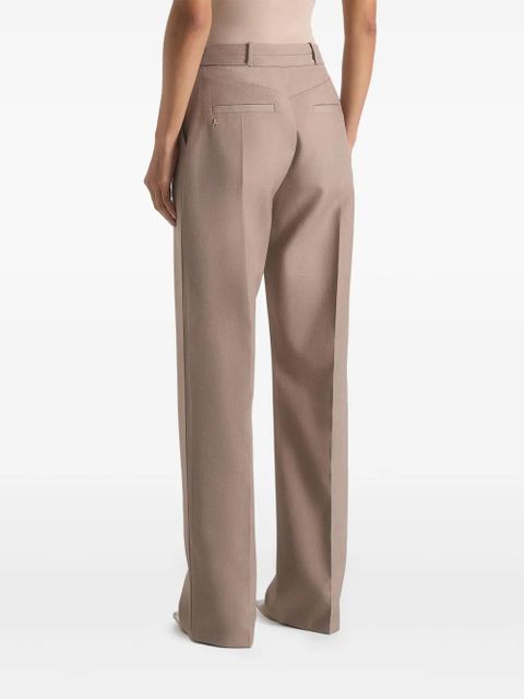 Manière De Voir Doria pleated tailored trousers - Brown