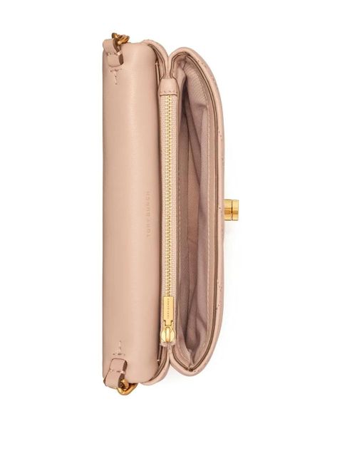 Tory Burch Kira Chevron Chain wallet - Pink