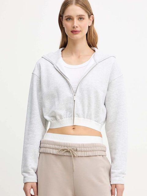 La Mania bluza SEAN damska kolor szary z kapturem melanżowa SEAN - zdjęcie produktu nr 1