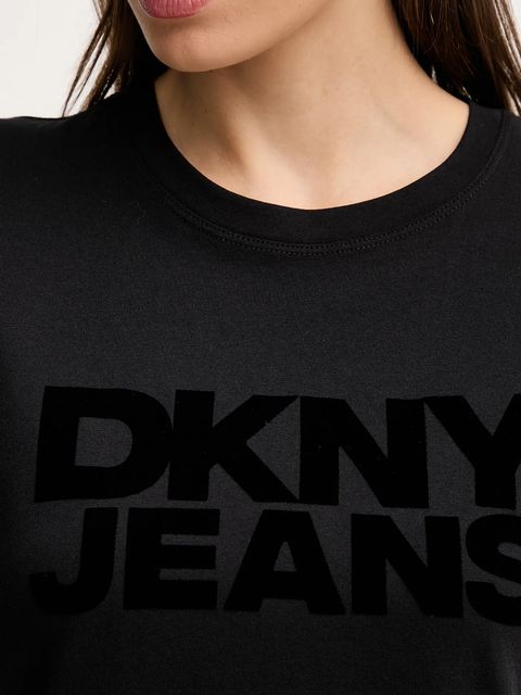 Dkny t-shirt damski kolor czarny DJ4T1265