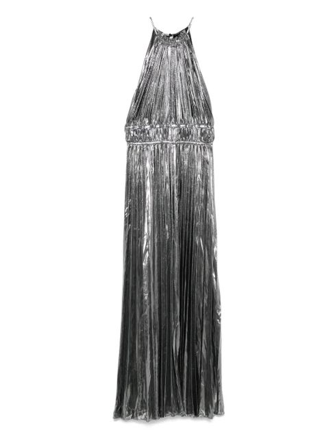 Maje metallic pleated dress - Silver - zdjęcie produktu nr 1