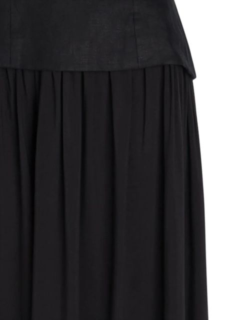 Faithfull the Brand Lenise square-neck midi dress - Black - zdjęcie produktu nr 2