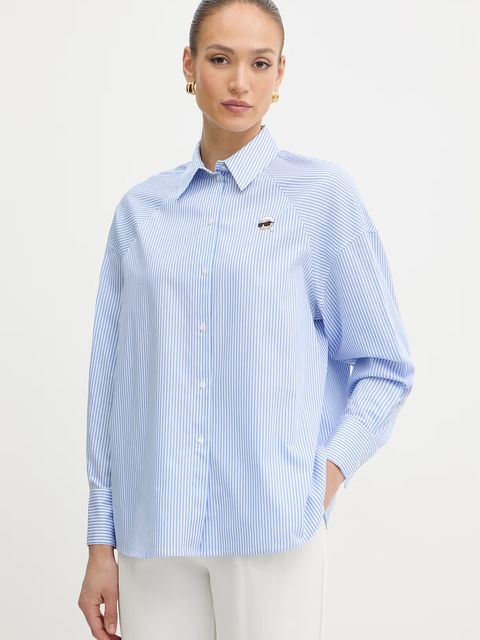 Karl Lagerfeld koszula damska bawełniana IKON - zdjęcie produktu nr 1