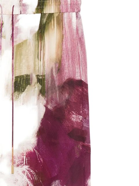 Aje Atomic silk palazzo pants - Neutrals - zdjęcie produktu nr 2