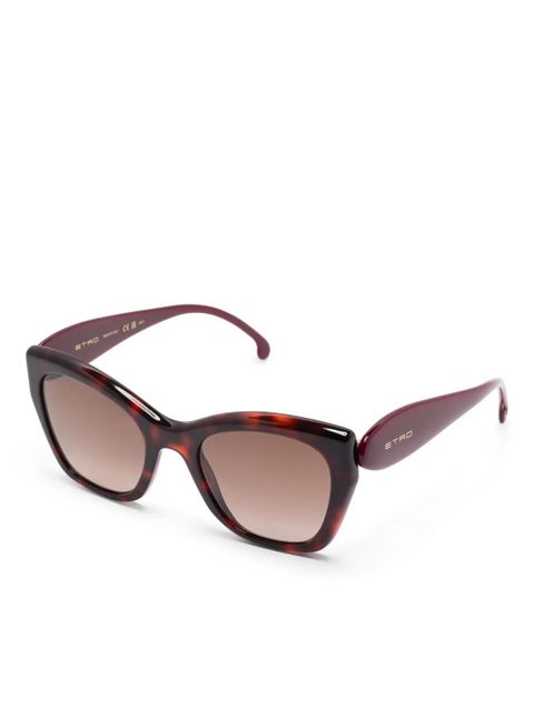ETRO butterfly-frame sunglasses - Brown - zdjęcie produktu nr 2