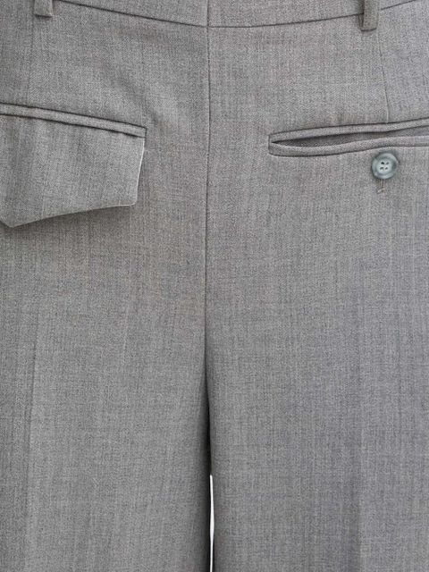 Victoria Beckham flap-pocket trousers - Grey - zdjęcie produktu nr 2