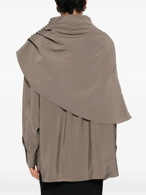 Magda Butrym classic button shirt - Grey