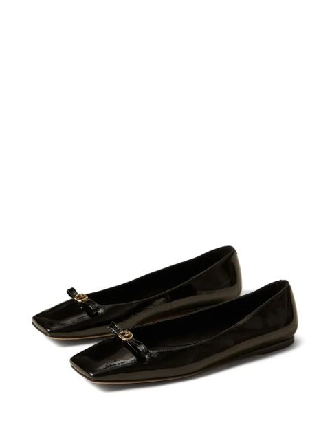 TWINSET bow flat pumps - Black - zdjęcie produktu nr 2