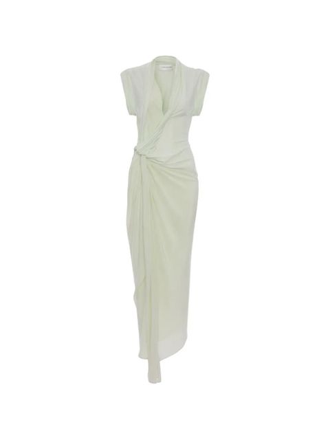 Victoria Beckham twist dress - Green - zdjęcie produktu nr 1
