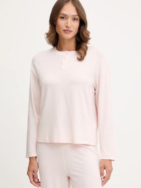 Tommy Hilfiger piżama damska kolor różowy UW0UW06077