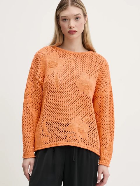 Desigual sweter z domieszką lnu BRUMA