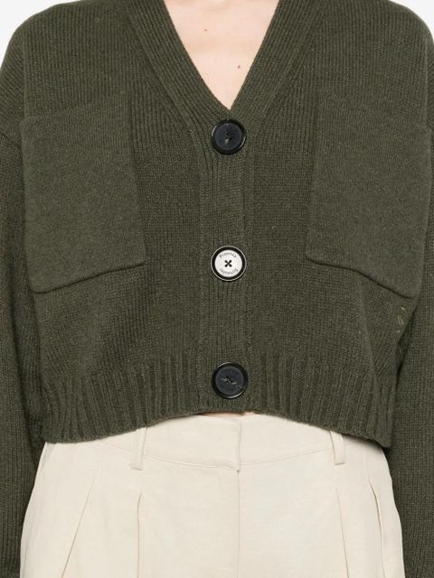 Proenza Schouler Sofia buttoned pocket cardigan - Green