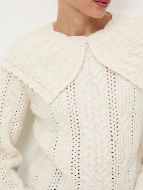 Medicine sweter damski kolor beżowy