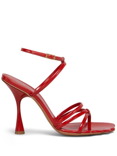 Marni leather sandals - Red - zdjęcie produktu nr 1
