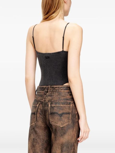 Diesel T-Ley ribbed bodysuit - Grey