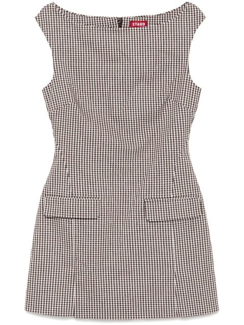 STAUD Walker dress - Brown - zdjęcie produktu nr 1