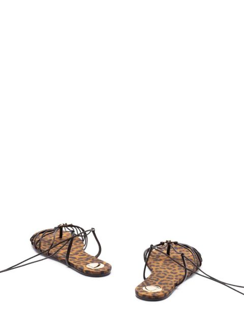 Saint Laurent Babylone sandals - Brown