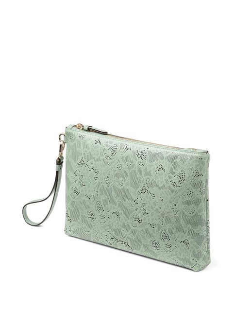 Jimmy Choo floral zipped wallet - Green