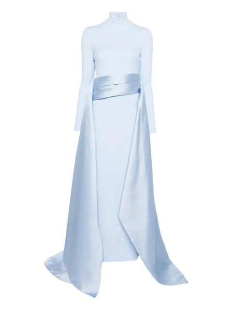 Solace London Olivia long-sleeved maxi dress - Blue - zdjęcie produktu nr 1