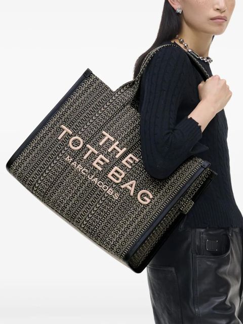 Marc Jacobs The Monogram Jacquard Large Tote bag - Black - zdjęcie produktu nr 2