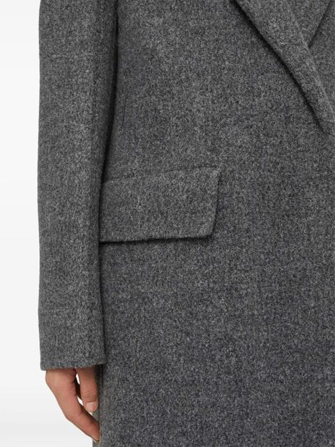 Jil Sander notched-lapel tailored coat - Grey