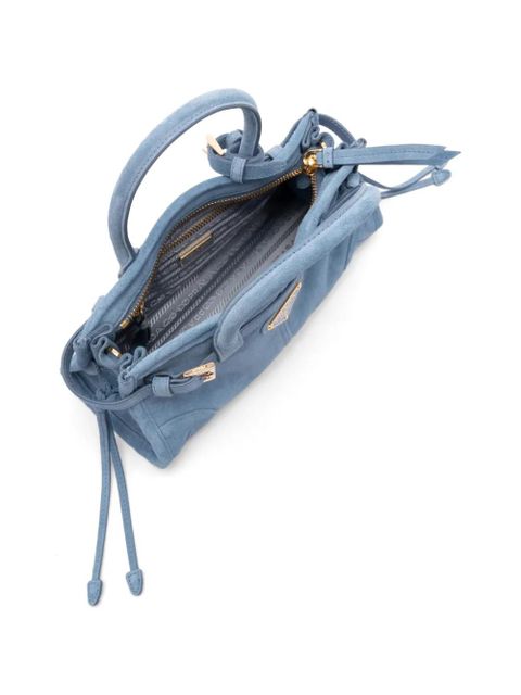 Prada mini Bonnie tote bag - Blue
