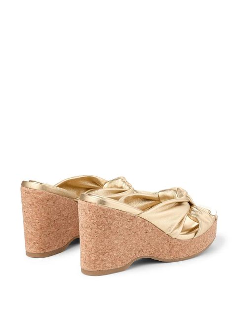 Jimmy Choo 110mm Avenue sandals - Gold