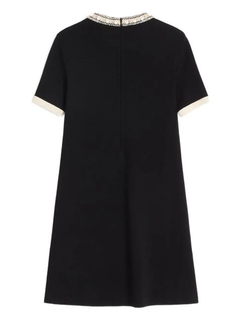 Valentino Garavani embroidered mini dress - Black - zdjęcie produktu nr 2