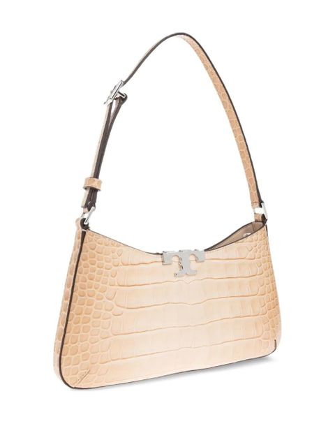 Tory Burch Eleanor crocodile-embossed shoulder bag - Neutrals