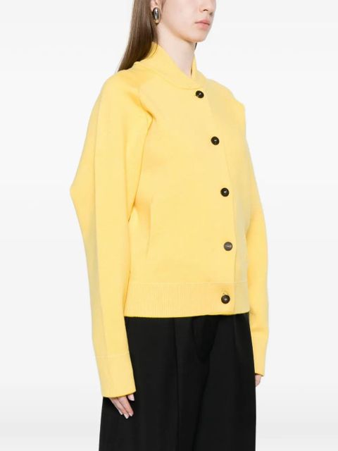 Jacquemus Levande button embroidered knitwear - Yellow