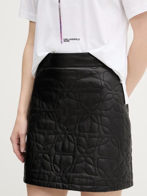 HUGO spódnica skórzana Lesani - zdjęcie produktu nr 1