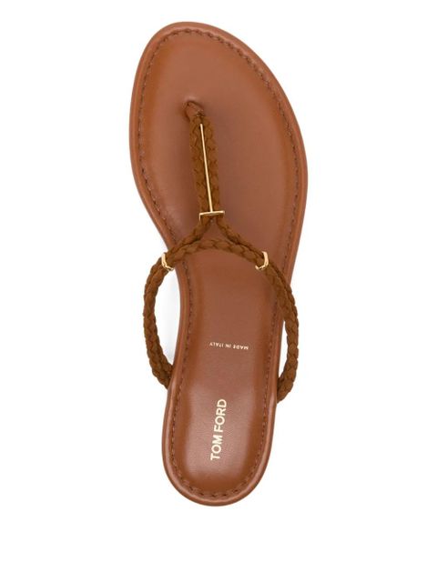 TOM FORD lily thong sandals - Brown