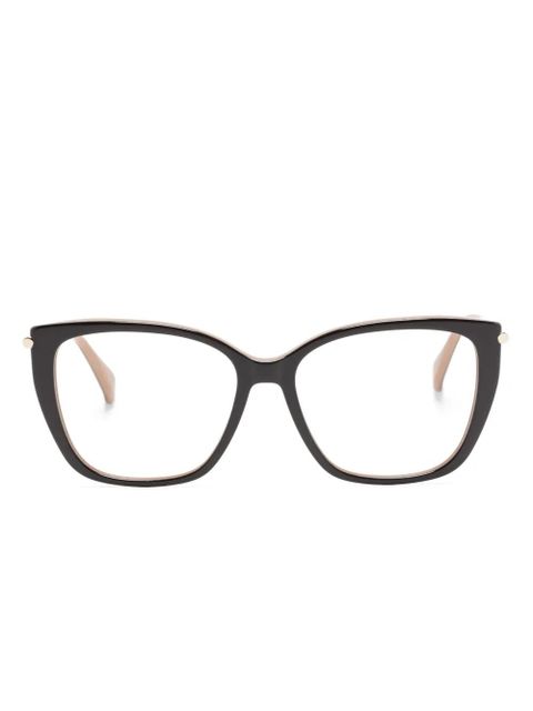 Max Mara Eyewear butterfly-frame glasses - Brown - zdjęcie produktu nr 1
