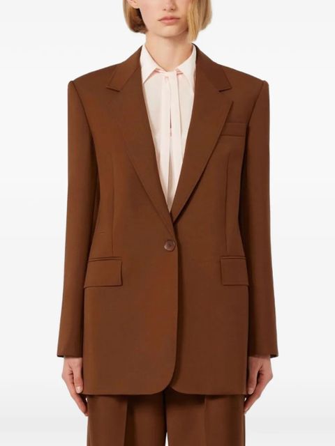 Max Mara MSTBALCO single-breasted blazer - Brown