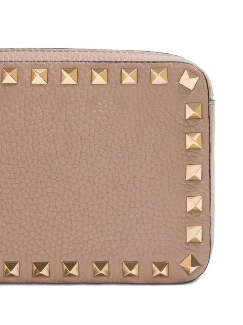 Valentino Garavani Rockstud embellished clutch bag - Pink