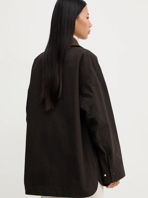 Marc O'Polo kurtka kolor brązowy przejściowa 5000008071