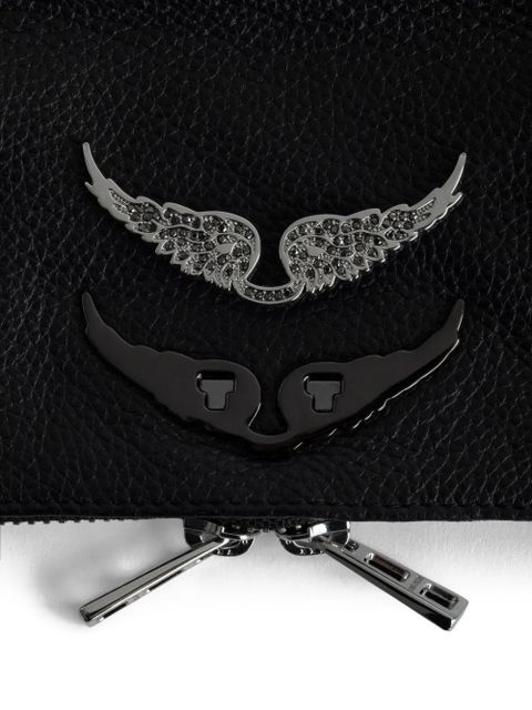 Zadig&Voltaire wings-detail chain-strap cross body bag - Black