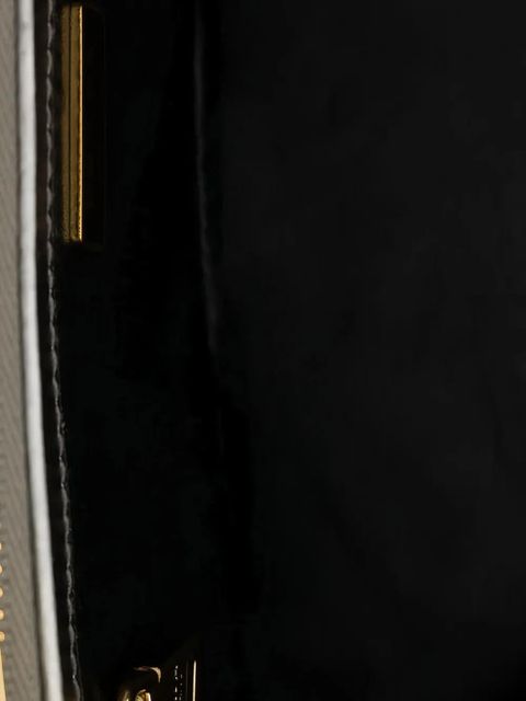 Prada mini Galleria patent-saffiano tote bag - Silver