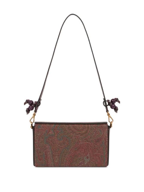 ETRO Paisley Jacquard clutch bag - Brown