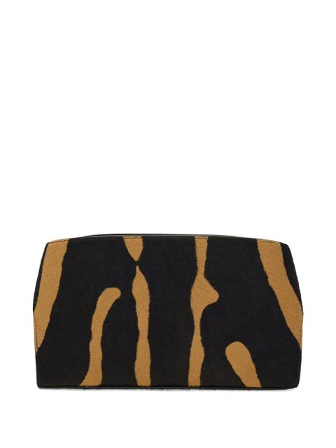 Ferragamo mini Hug zebra-print cross body bag - Black
