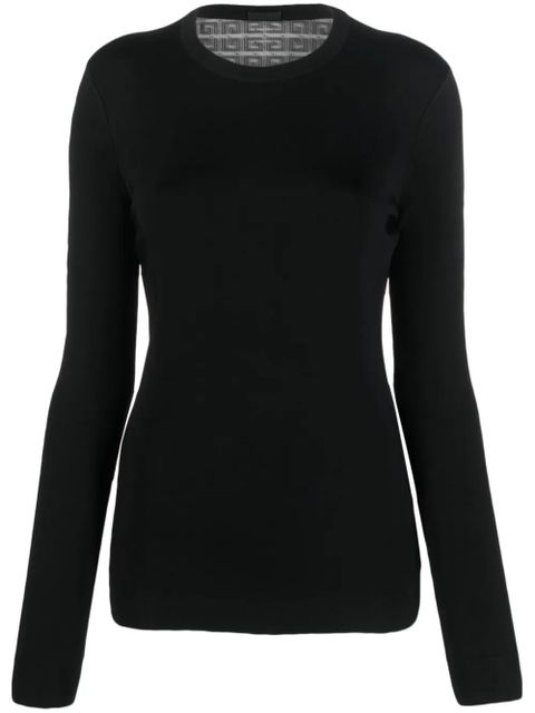 Givenchy long-sleeve round-neck T-shirt - Black - zdjęcie produktu nr 1