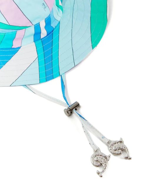 PUCCI Iride-print Safari hat - Blue