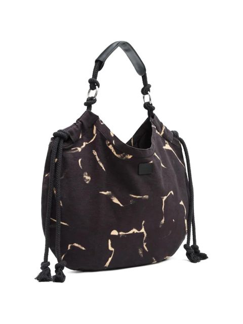 ISABEL MARANT Byron cotton tote bag - Black