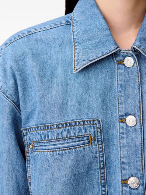 Claudie Pierlot buttoned denim shirt - Blue
